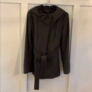 EUC Theory Wool Coat w/ hood